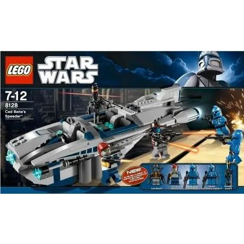 Lego Star Wars 8128 Cad Bane’s Speeder Retired Hard to Find Building Set