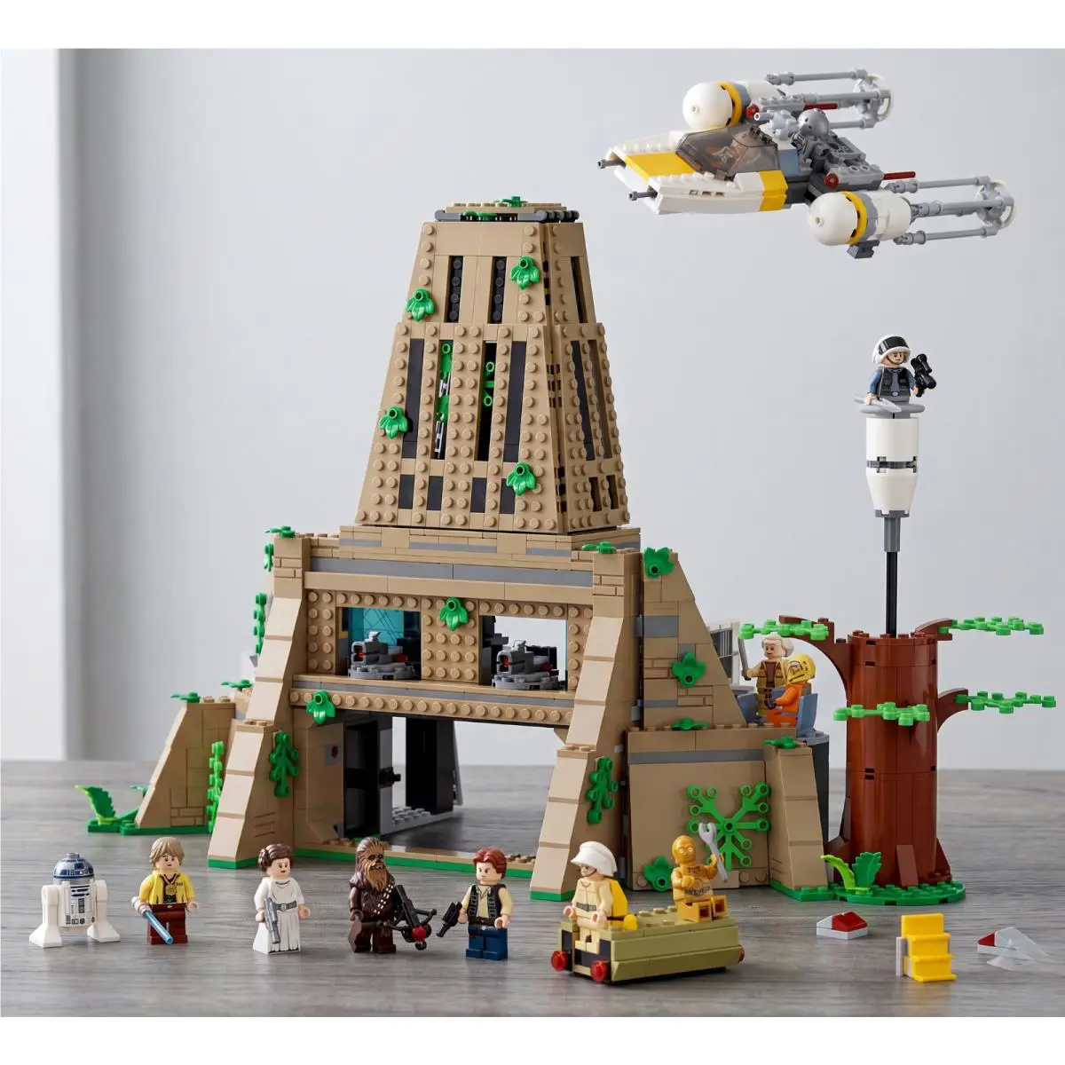 Lego Bricks Star Wars Yavin 4 Rebel Base with 10 Minifigures Model 75365 Toy Set