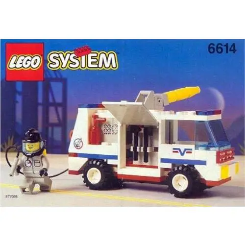 Lego System 6614 Launch Command Model 1995 119 Piece Set