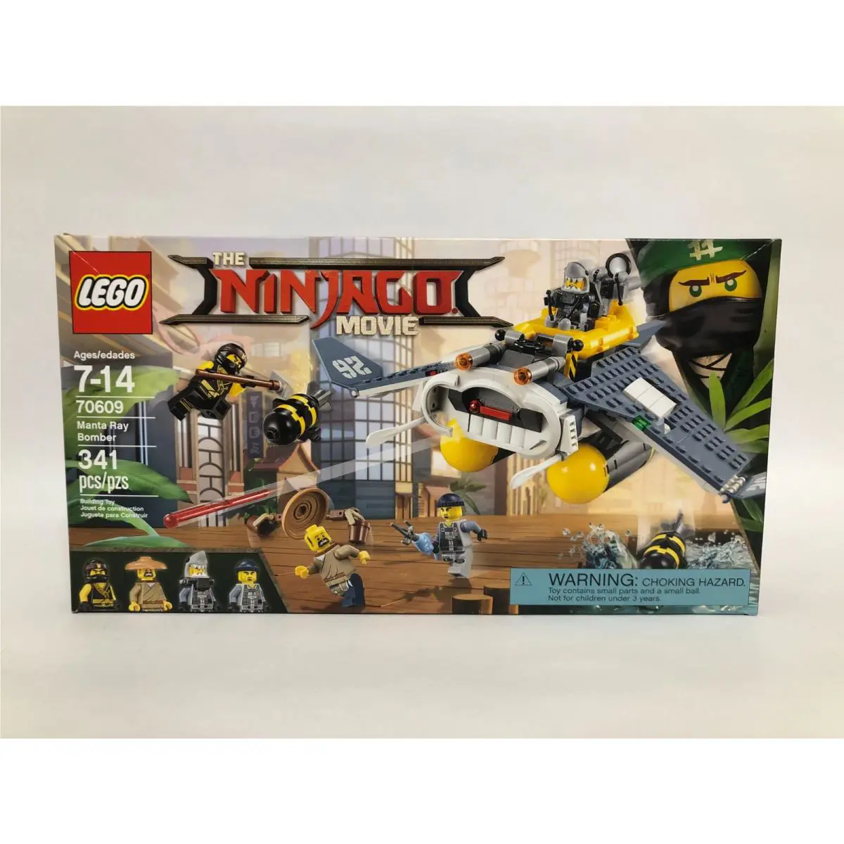 Lego Ninjago Movie 70609 Manta Ray Bomber - - - Shelf Wear