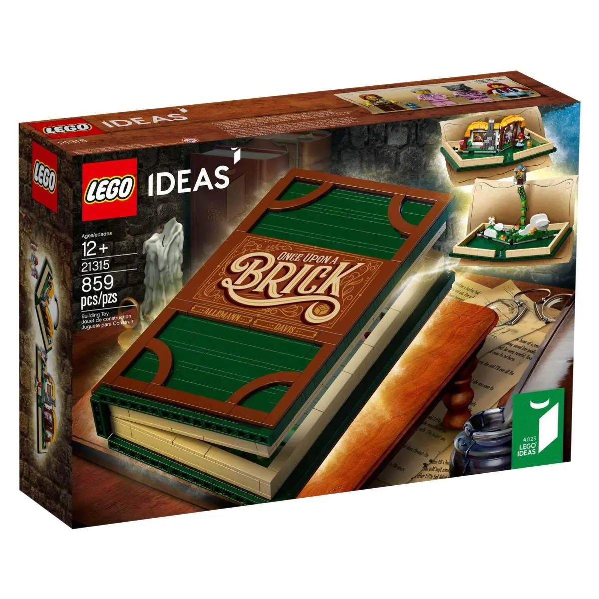 Lego Ideas Pop-up Book 21315 Building Kit 859 Pieces