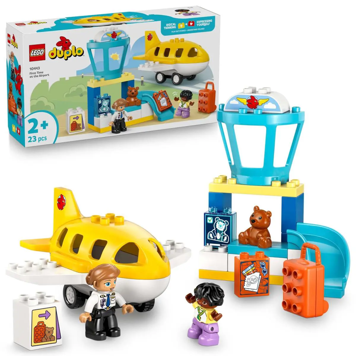 Lego Duplo First Time at The Airport - Educational Motor Skills Toy For Toddlers