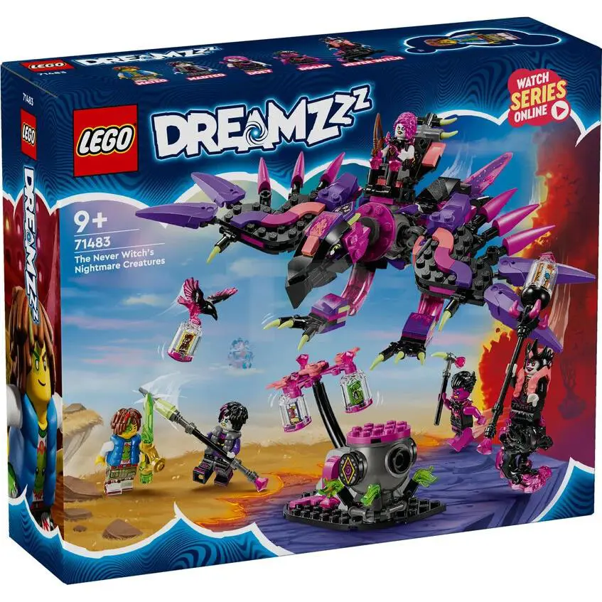 Lego Dreamzzz The Never Witch’s Nightmare Creatures 71483 Building Toy Set