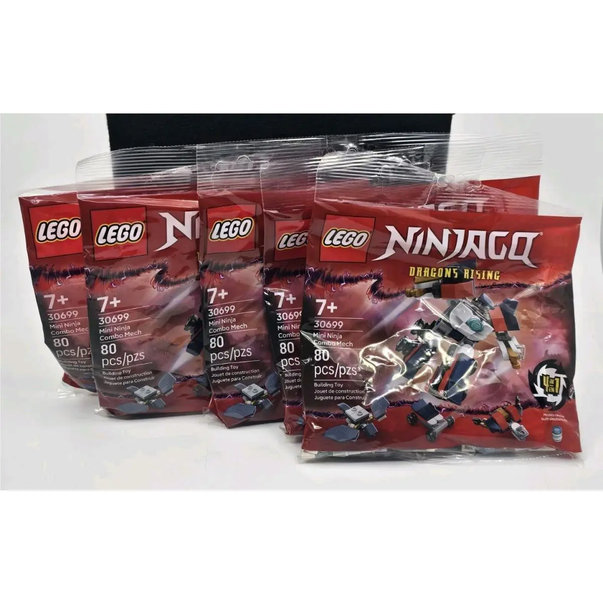 5 Lego 30699 Ninjago Mini Ninja Combo Mech Polybags Party Favor Birthday