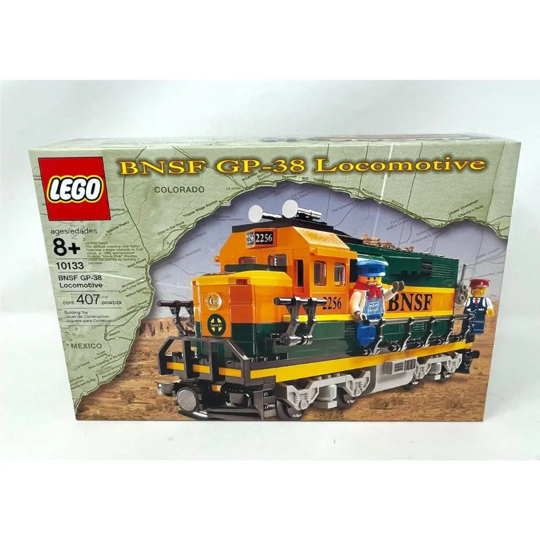 Lego 10133 Trains: Burlington Northern Santa Fe Bnsf GP38 Locomotive