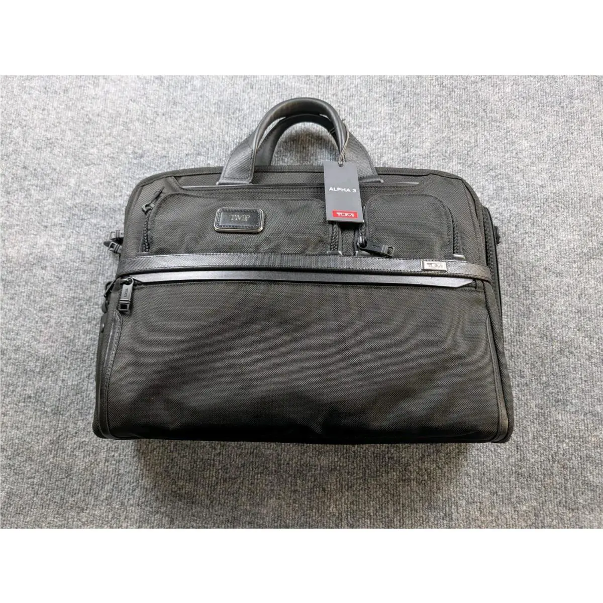 Tumi Alpha 3 Compact Large Screen 17 Laptop Briefcase 02603114D3 Black