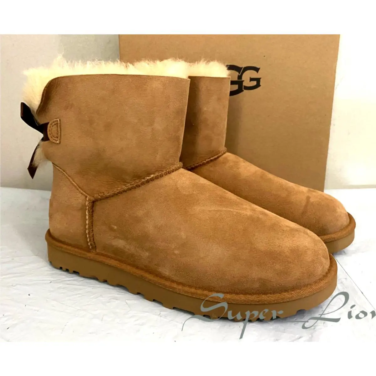 UGG shoes - UGG Australia Mini Bailey Bow - Chestnut 1