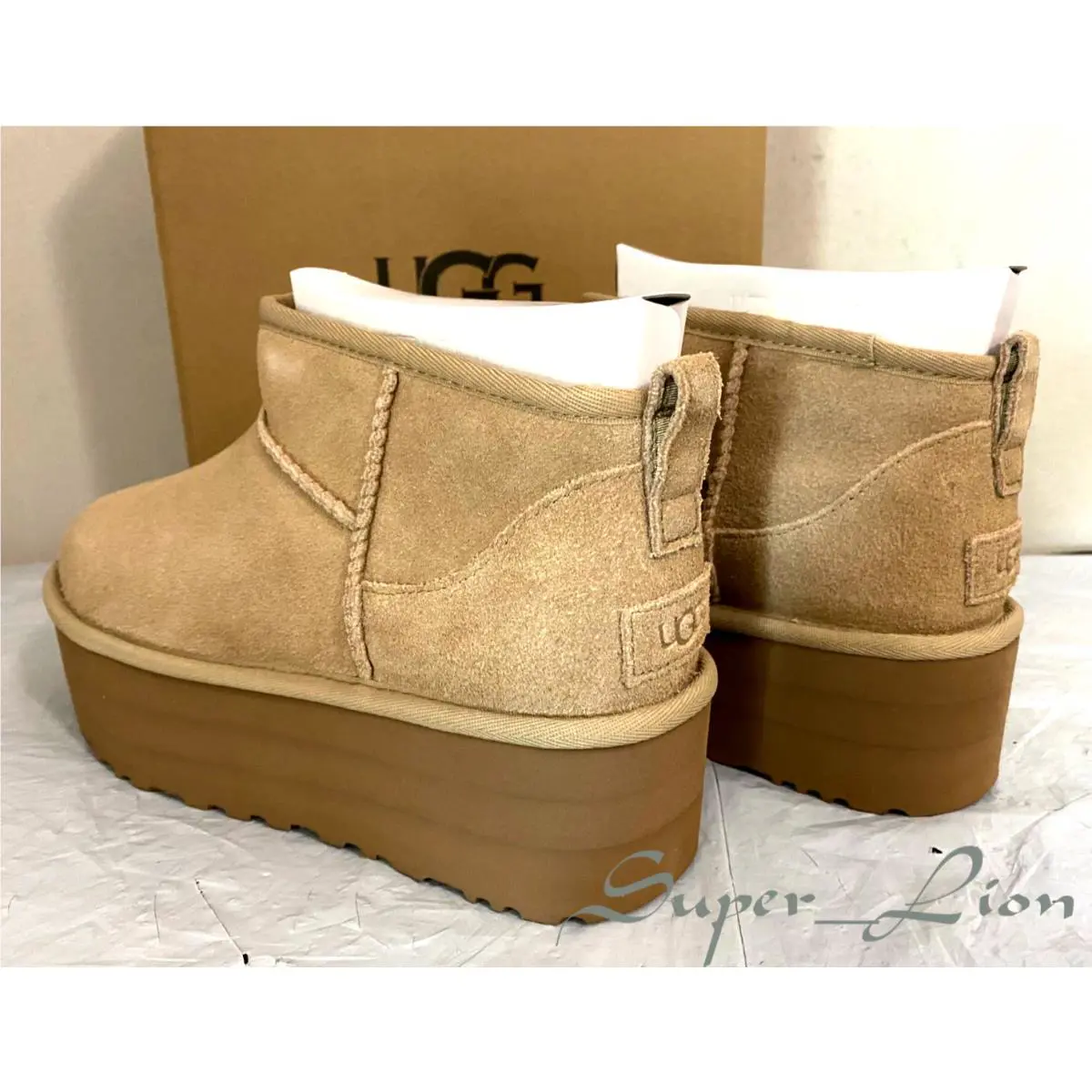 UGG shoes - UGG Australia Ultra Mini Platform - Sand 5
