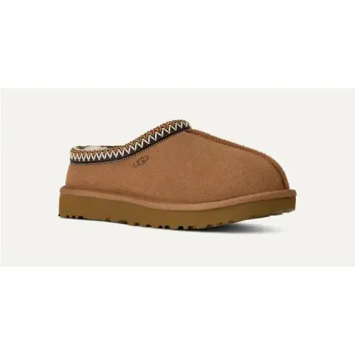 Ugg Tasman II 1174470-CHE Slipper Women`s 8 Chestnut Suede Slip-on Shoes RHS7583