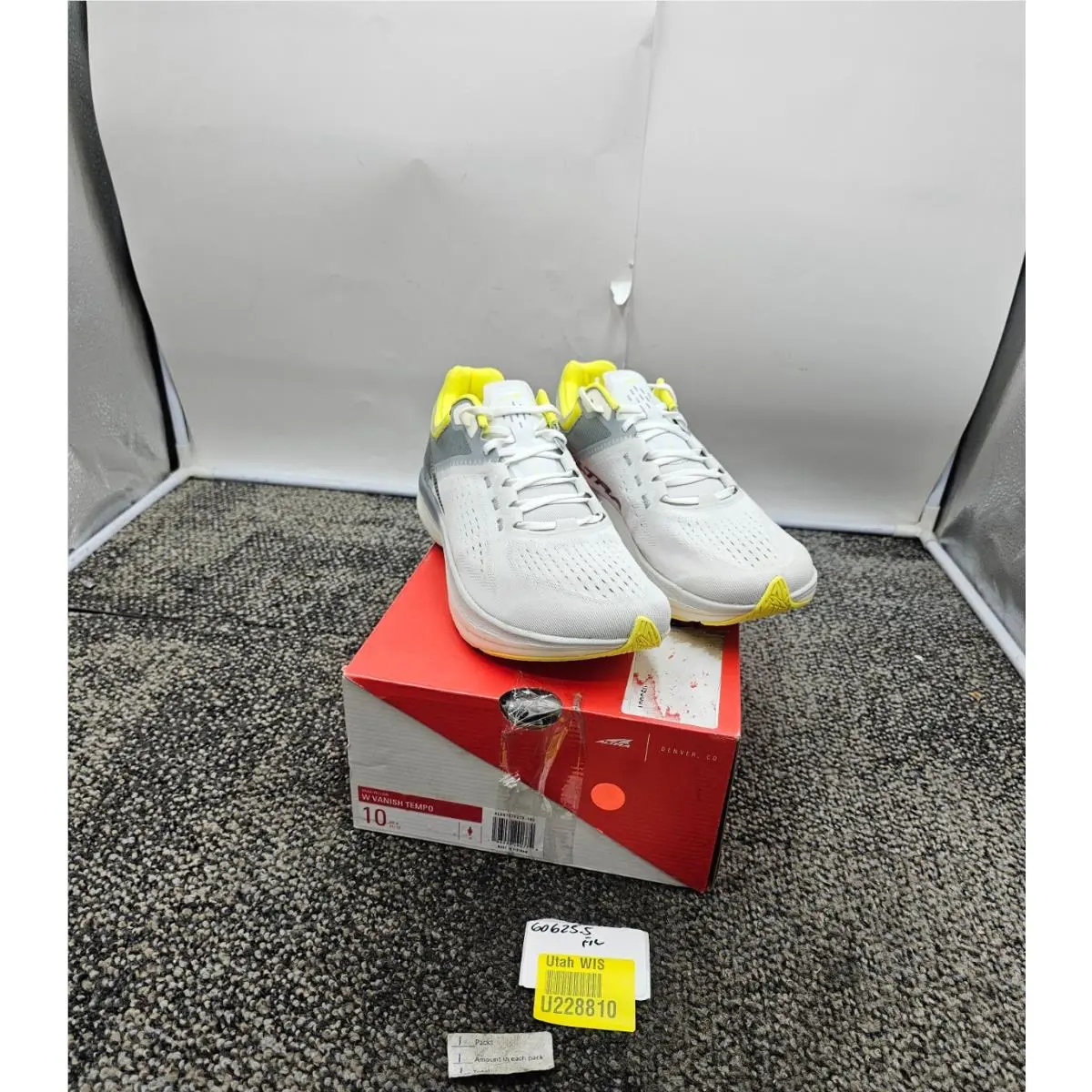 Altra shoes - Altra Vanish Tempo - Vanish Tempo - AL0A7R7F270-100 - Gray/Yellow (UPC: 196249290774) 6