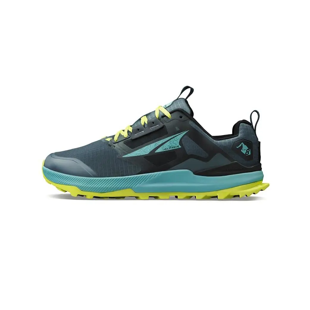 Altra Men`s Lone Peak 8 Trail Running Shoe Black/green 11.5 Black/green