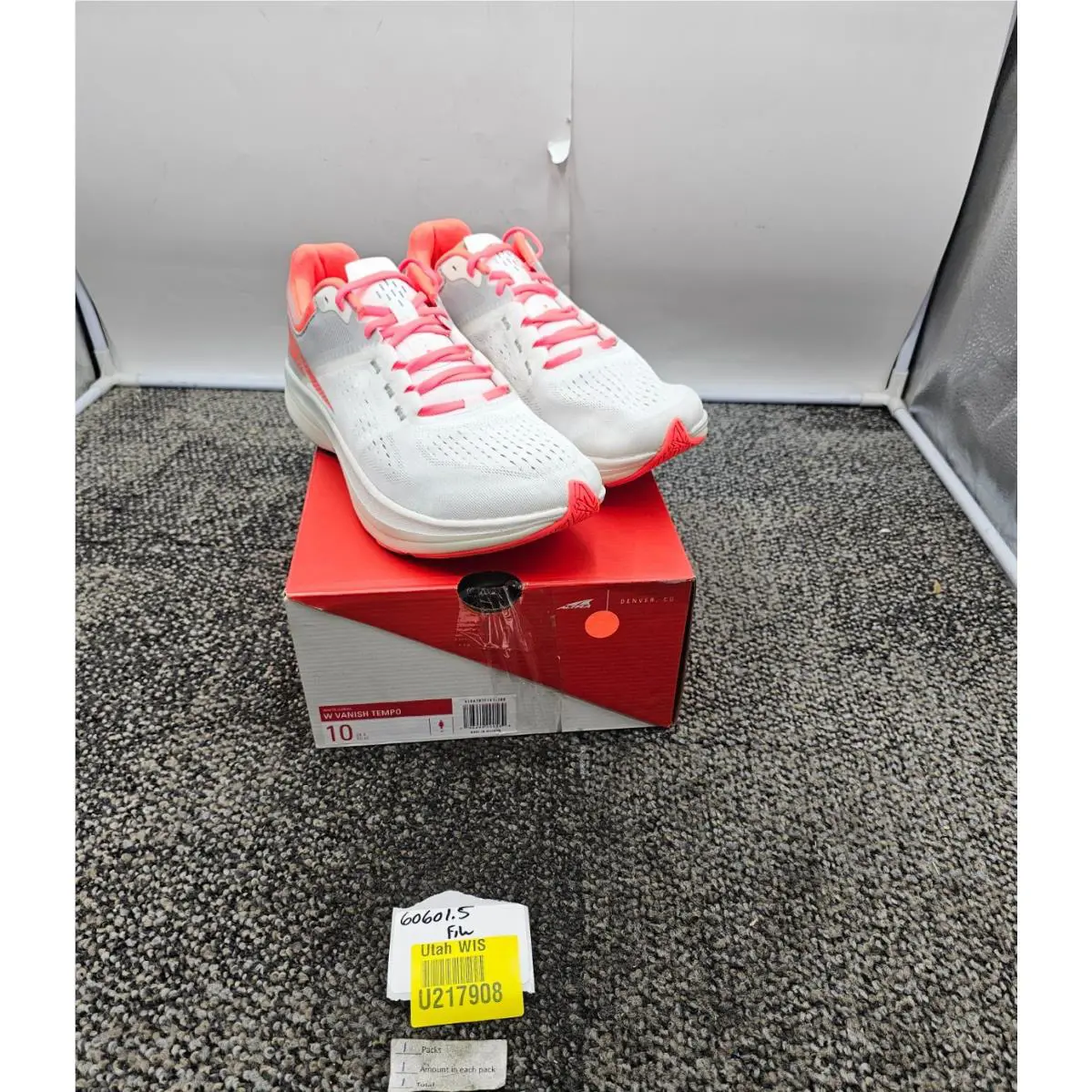 Altra shoes - Altra Vanish Tempo - Vanish Tempo - White/Coral (UPC: 196249290569) 7