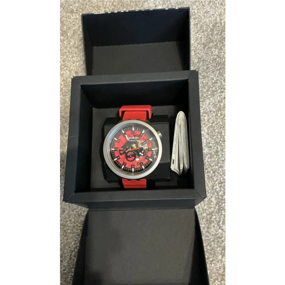 Swatch NA Watch Red In Box