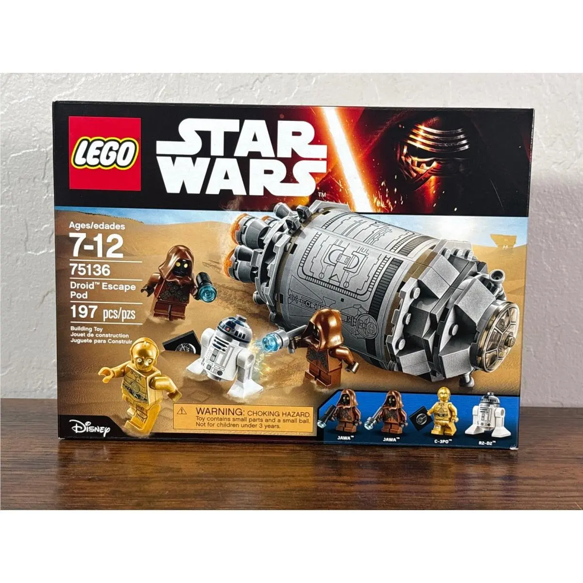Lego Star Wars Droid Escape Pod 75136 C-3PO R2-D2 Jawa Minifigures