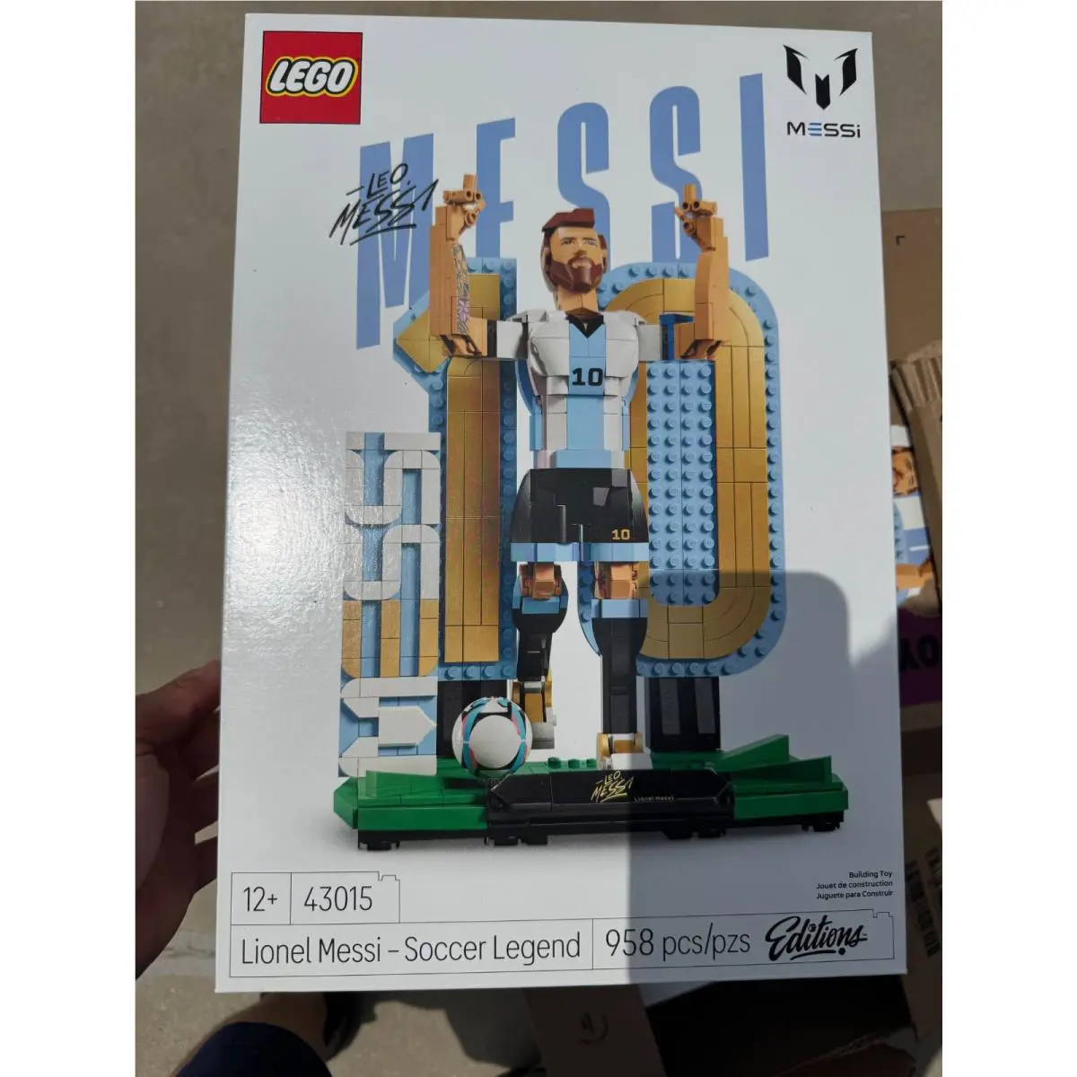 In The Box Lego 43015 Editions Lionel Messi -soccer Legend