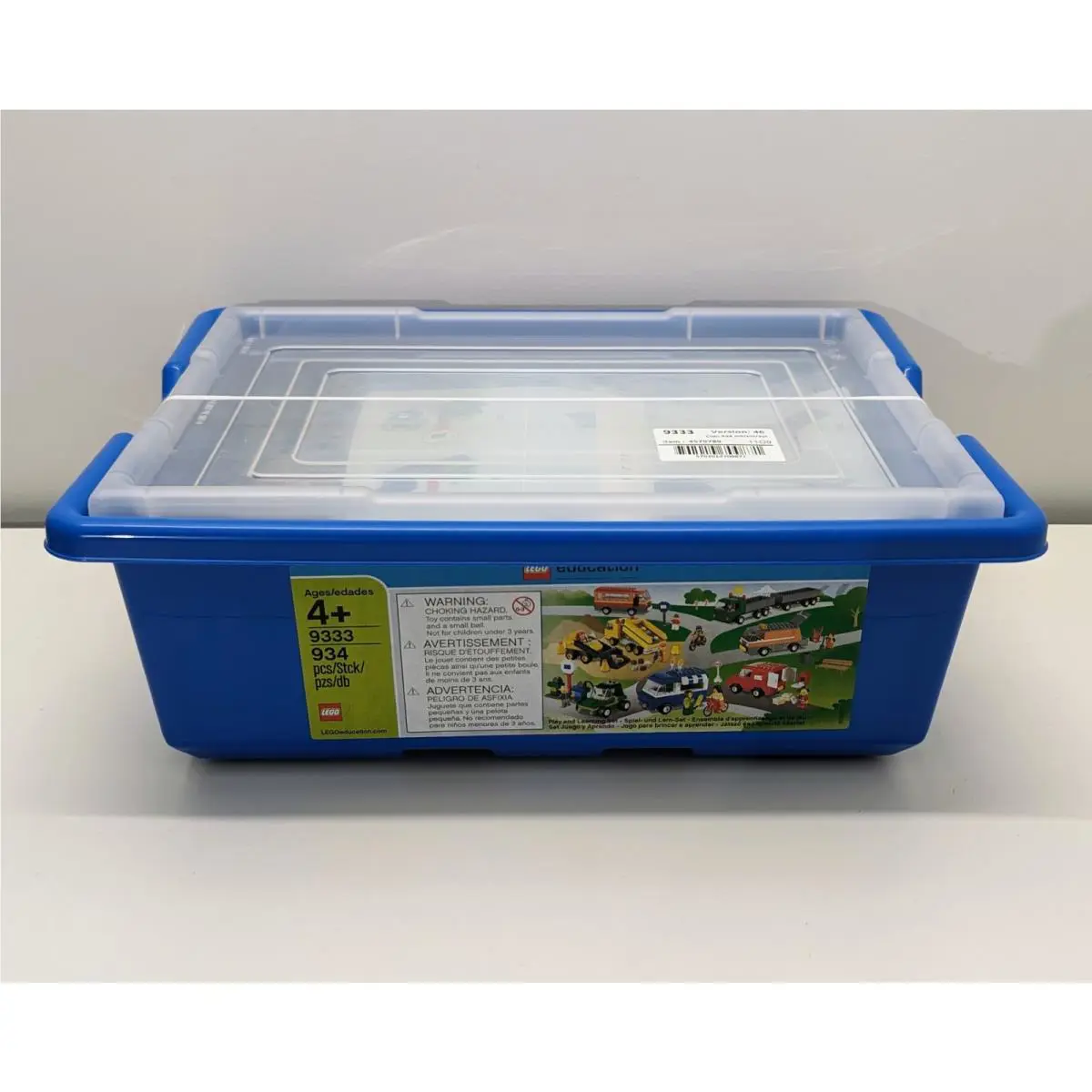 Lego Education Model 9333 Commuter Vehicle Set 934pcs 2010 - - Rare
