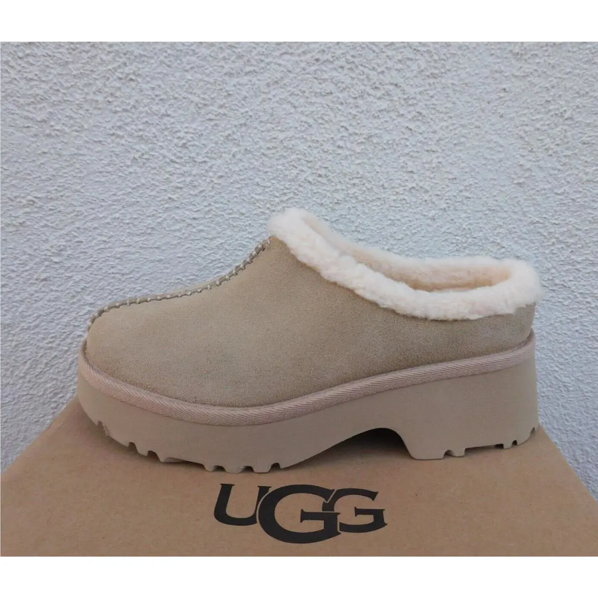 UGG shoes - UGG New Heights Cozy Clog - Driftwood (UPC: 197634839134) 1