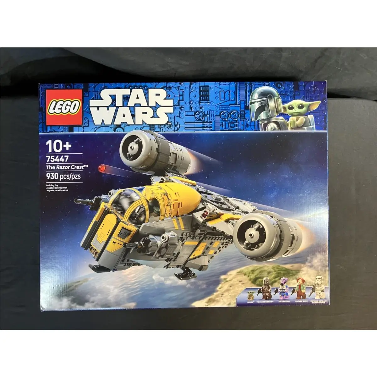 Star Wars Lego 75447 - The Razor Crest - Empty Set Box and Shipping Box