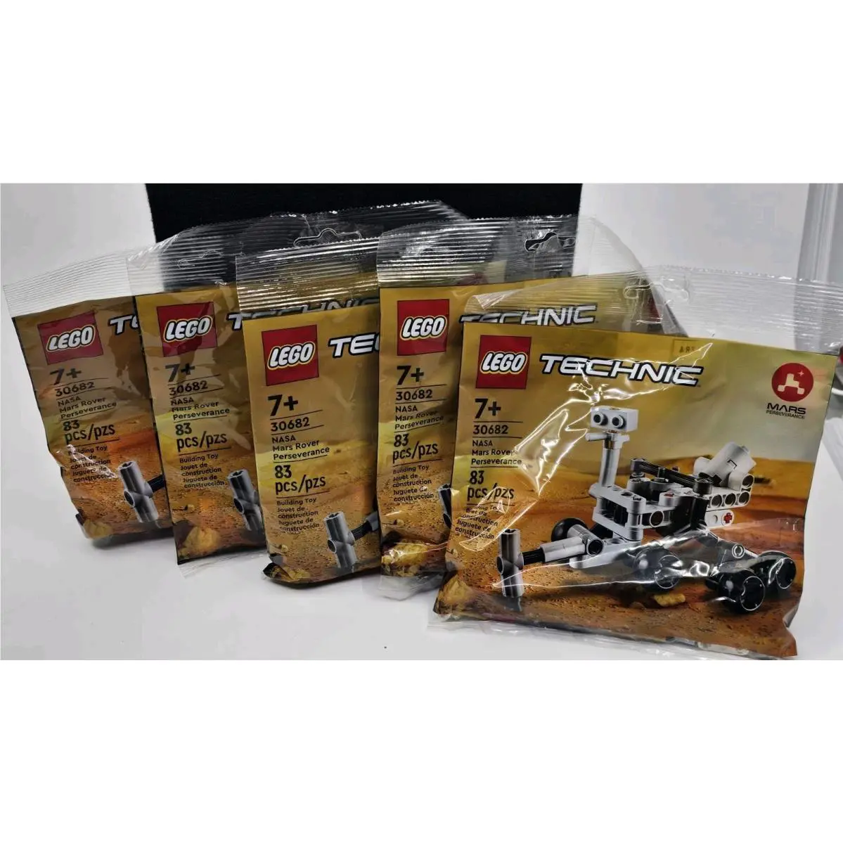 5 Lego Technic 30682 Nasa Mars Rover Perseverance Polybag Party Favor Birthday