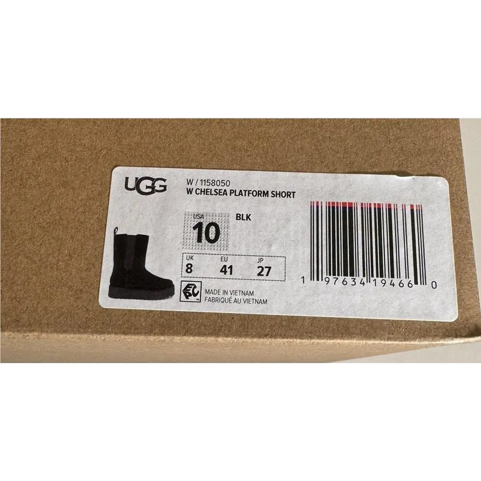UGG shoes - UGG Australia Chelsea Platform Short - 1158050 - Black 4