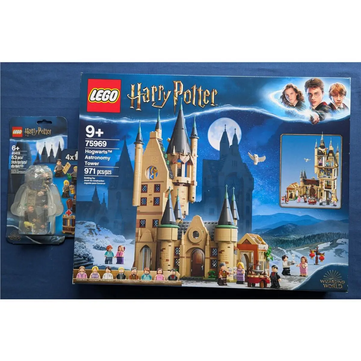 Lego Harry Potter-hogwarts Astronomy Tower 75969 40419 Mini Figures with Map