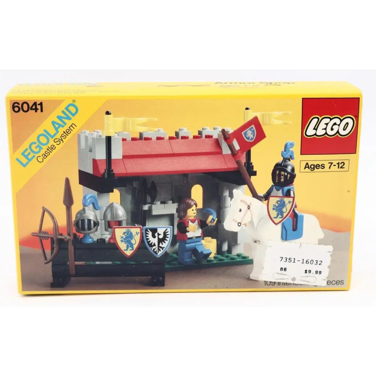 Vintage Lego 6041 Legoland Castle System Armor Shop 6041