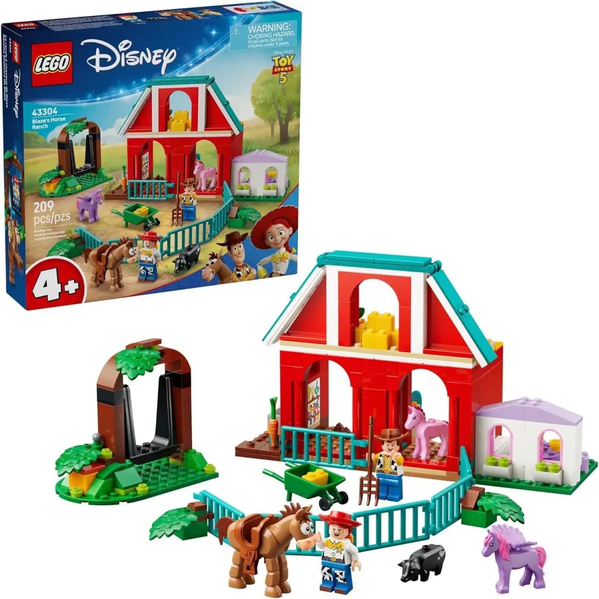 43304 - Lego Disney and Pixar Toy Story 5 Blaze`s Horse Ranch
