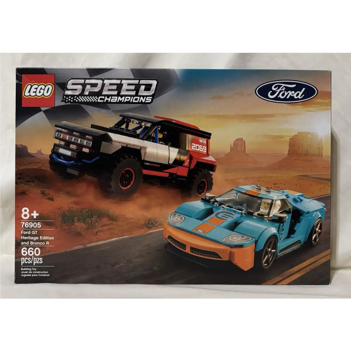 Lego 76905 Speed Champions Ford GT Heritage Edition and Bronco R - Retired/new