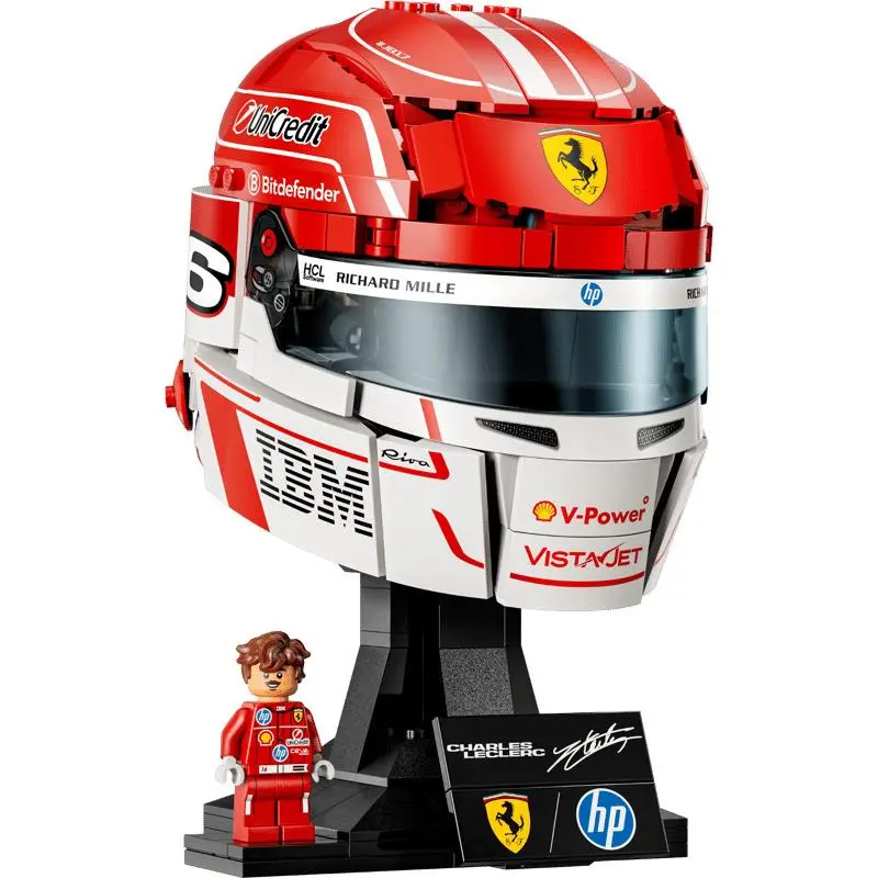 Lego Editions Scuderia Ferrari HP Charles Leclerc Helmet 43014 F1