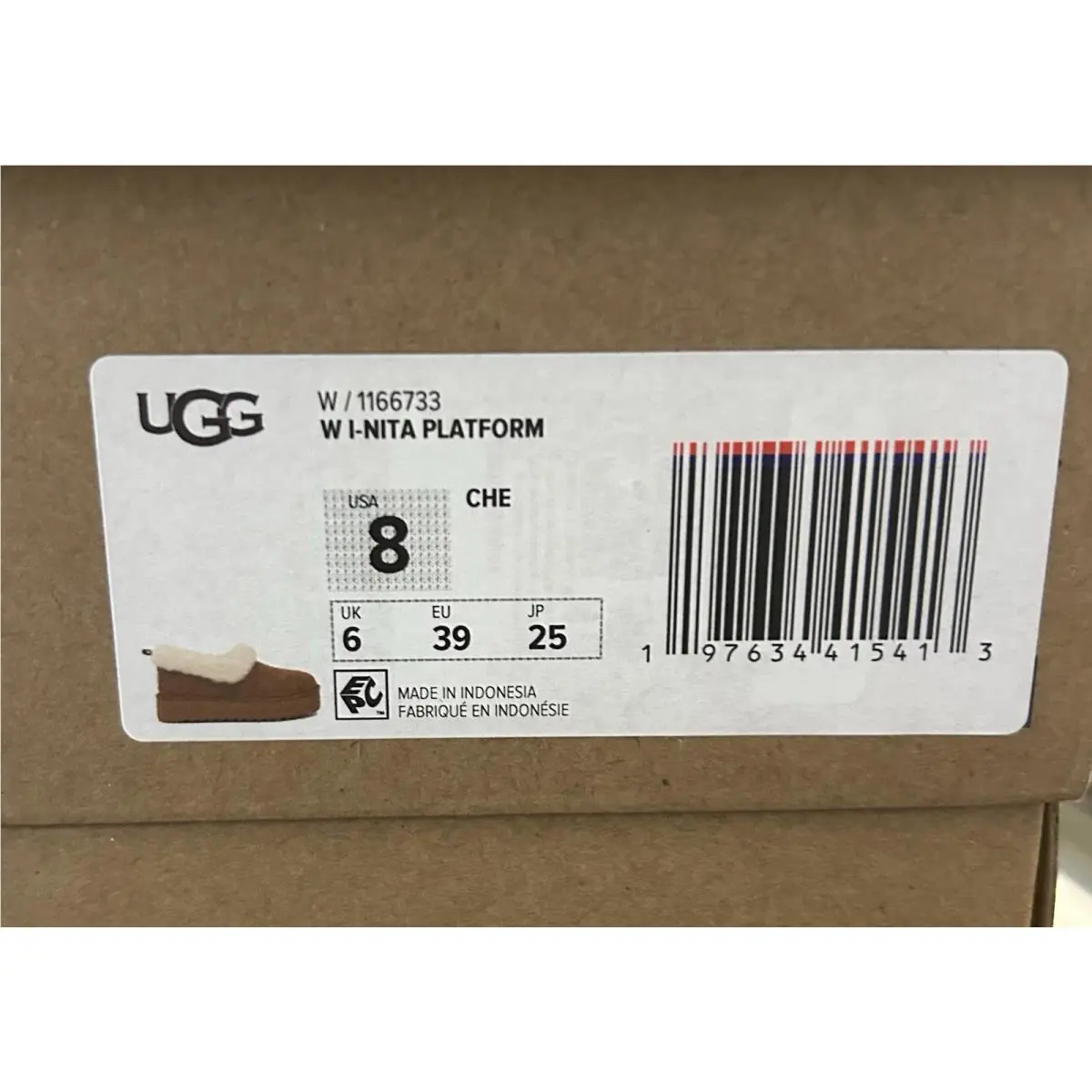 UGG shoes - UGG Nita Genuine Shearling Slipper - Chestnut 6