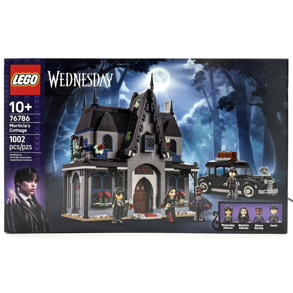 Lego Wednesday Morticia`s Cottage Building Toy 1002 Pieces For Ages 10+