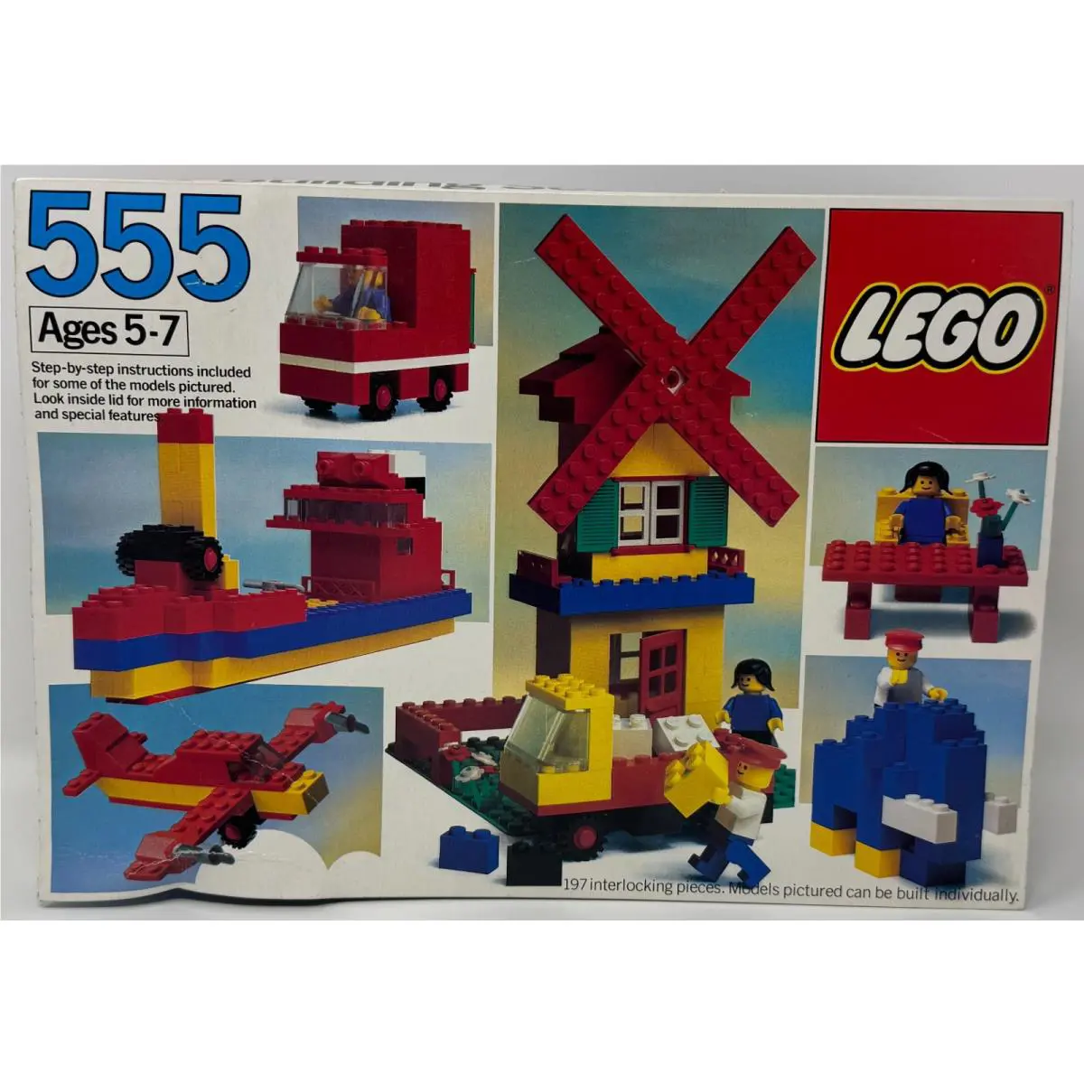 Lego 555 Basic Building Set 1981