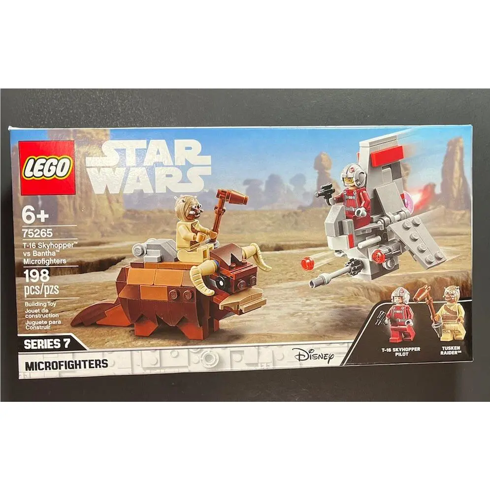 Lego Star Wars Set 75265 T-16 Skyhopper vs Bantha Microfighters