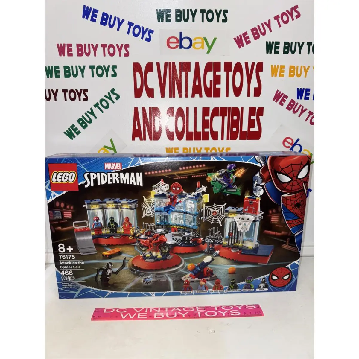 76175 Attack ON The Spider Lair Lego Legos Set Man Venom Iron Ultimate Armor