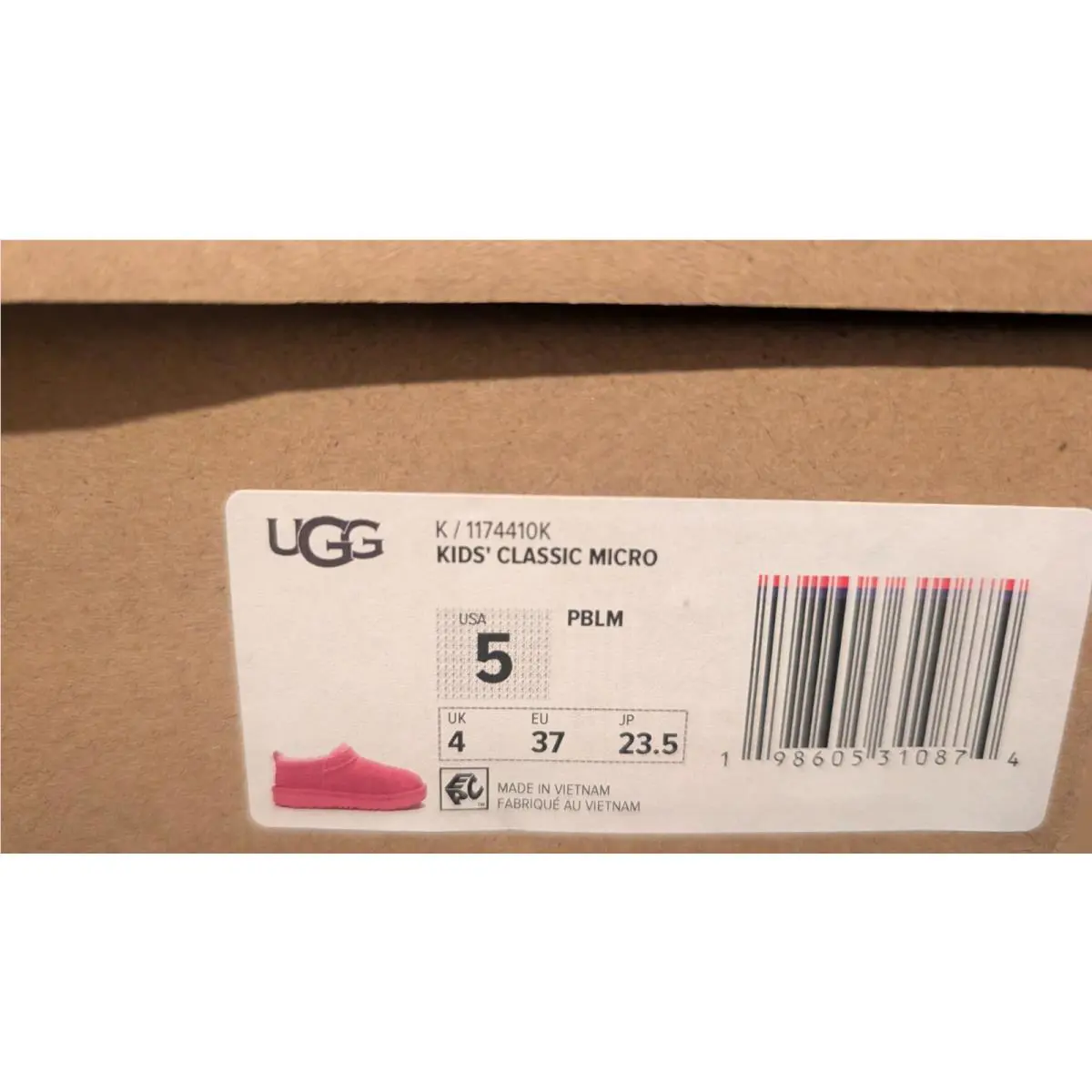 UGG shoes - pink bloom 4