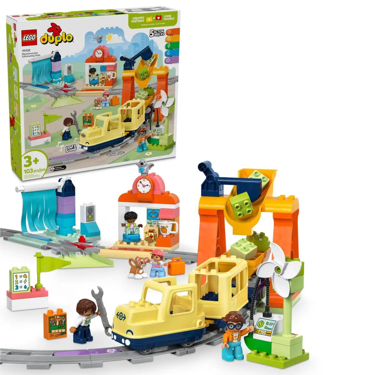 Lego Duplo Town Big Interactive Community Train Set 10428