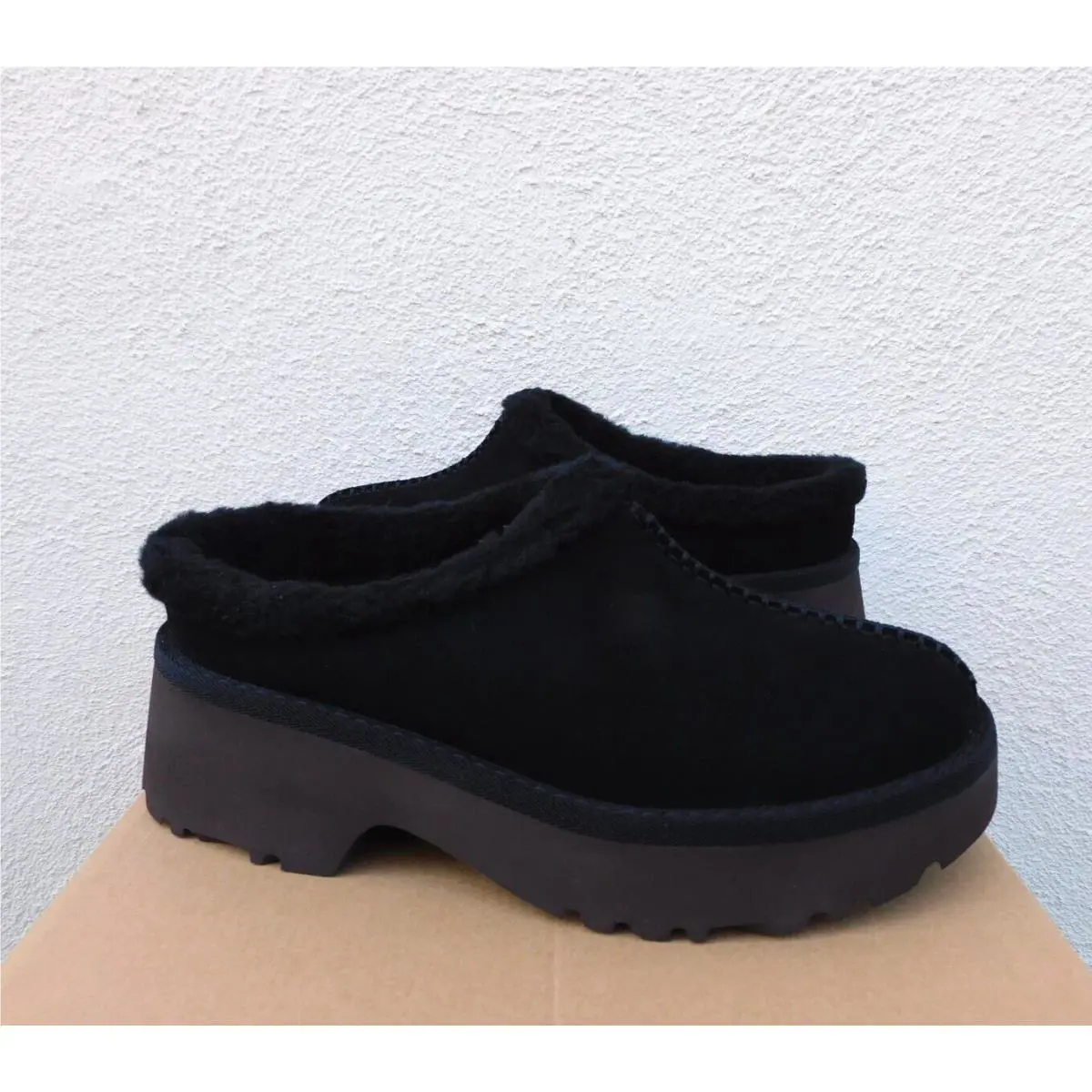 UGG shoes - UGG New Heights Cozy Clog - Black (UPC: 197634334271) 0