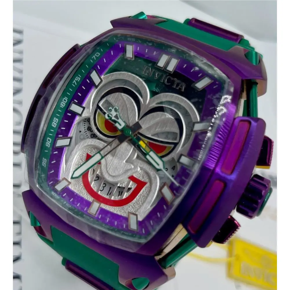 Invicta DC Comics Joker Men s Watch - 53mm Purple Green 43733 . 003 of 4 000