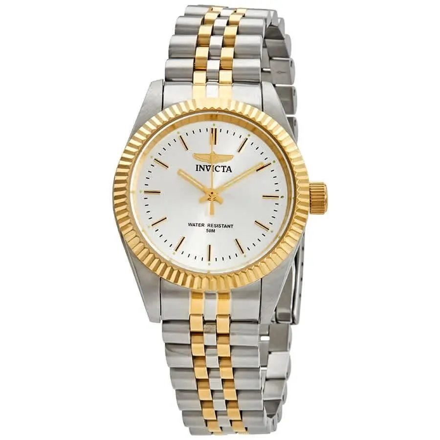 Invicta Specialty Silver Dial Two-tone Ladies Watch 29401