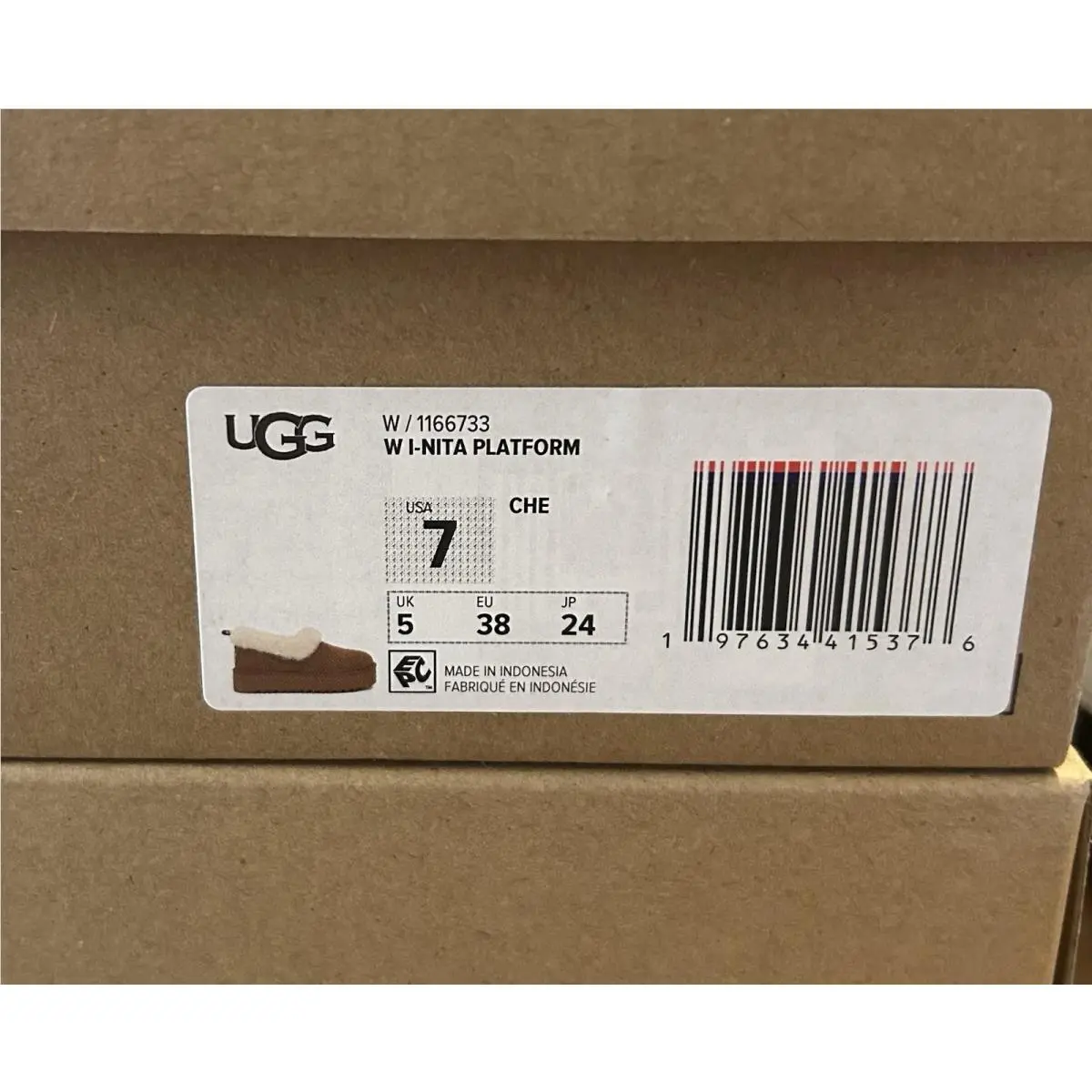 UGG shoes - UGG Nita Genuine Shearling Slipper - Chestnut 6
