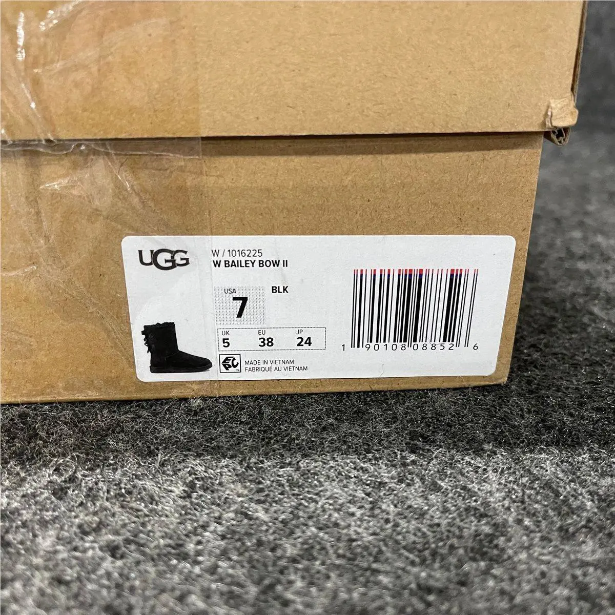UGG shoes - UGG Australia Bailey Bow II - 1016225 - Black (UPC: 0190108088526) 1