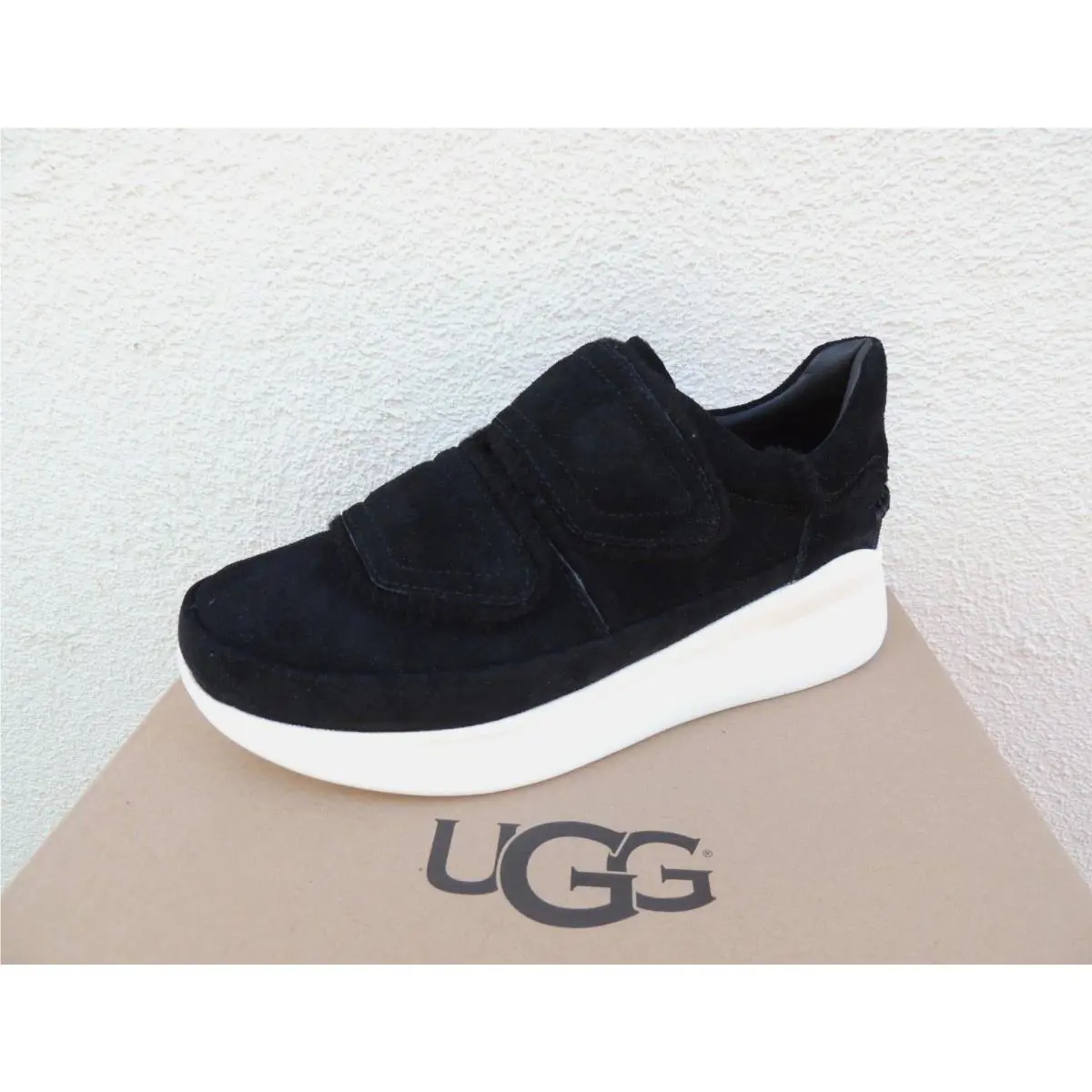 UGG shoes - UGG Ashby Spill Seam Sneaker - Black (UPC: 191142705141) 2
