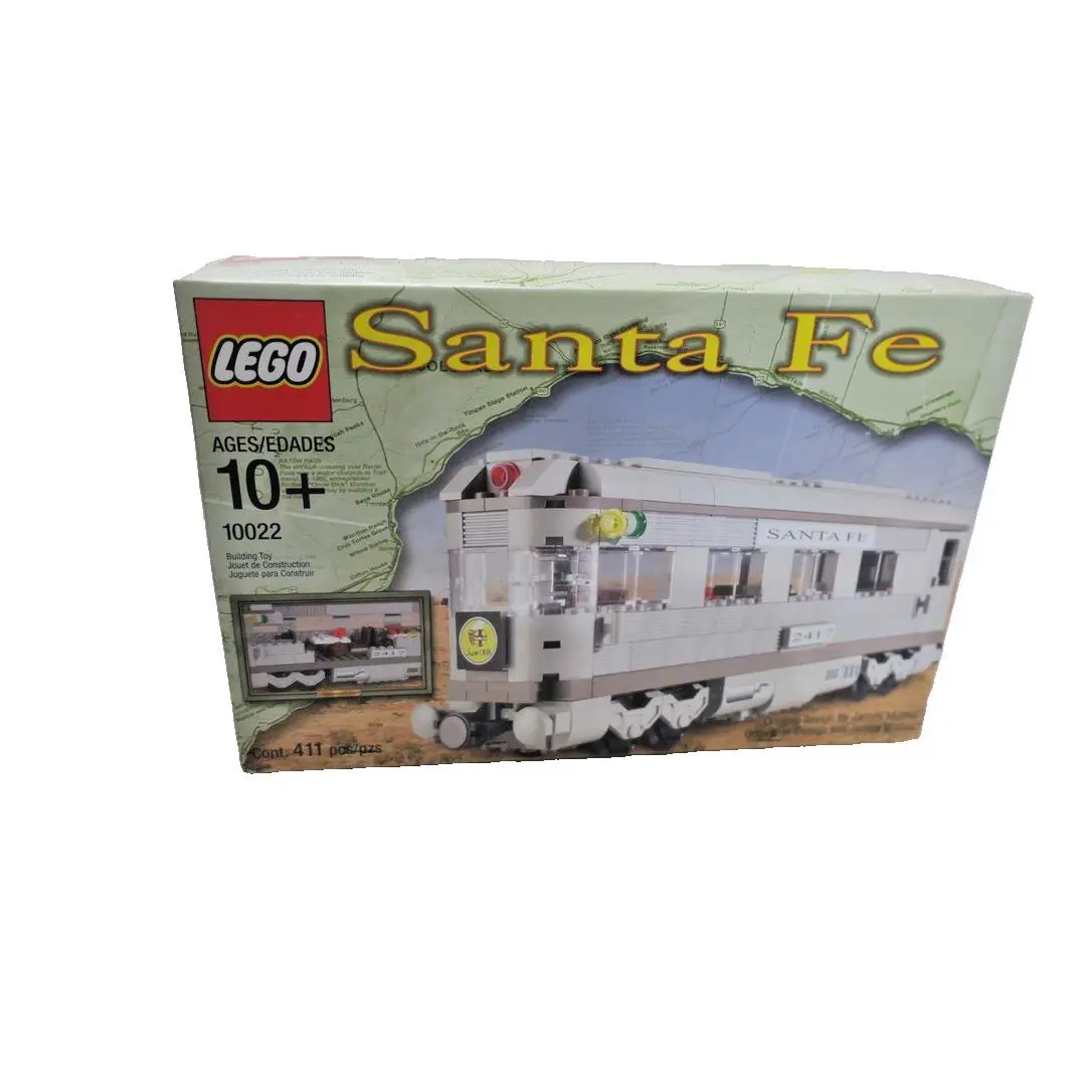 Lego 10022 Santa Fe Cars Set II Dining Observation or Sleeping Car