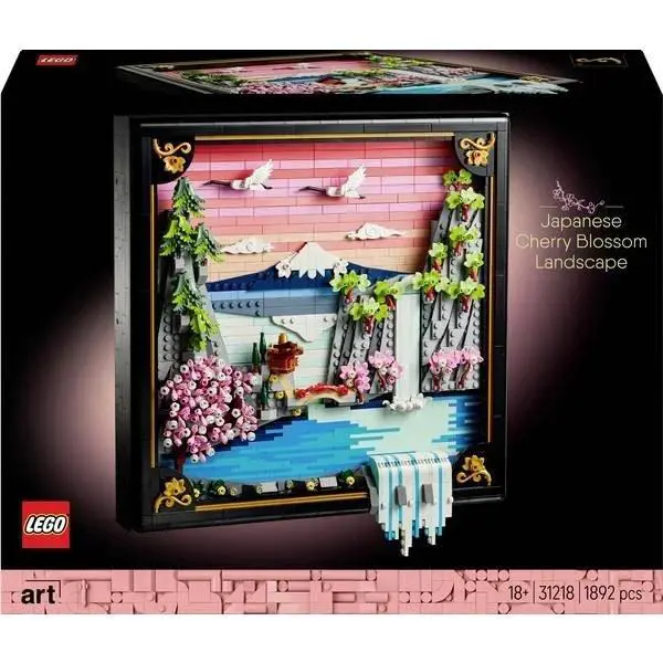 Lego Set 31218: Art: Japanese Cherry Blossom Landscape