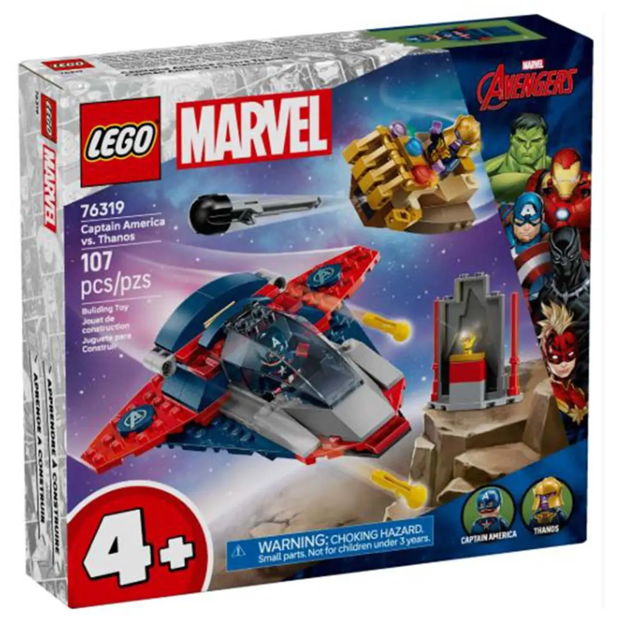 Lego® Captain America VS Thanos Building Set 76319