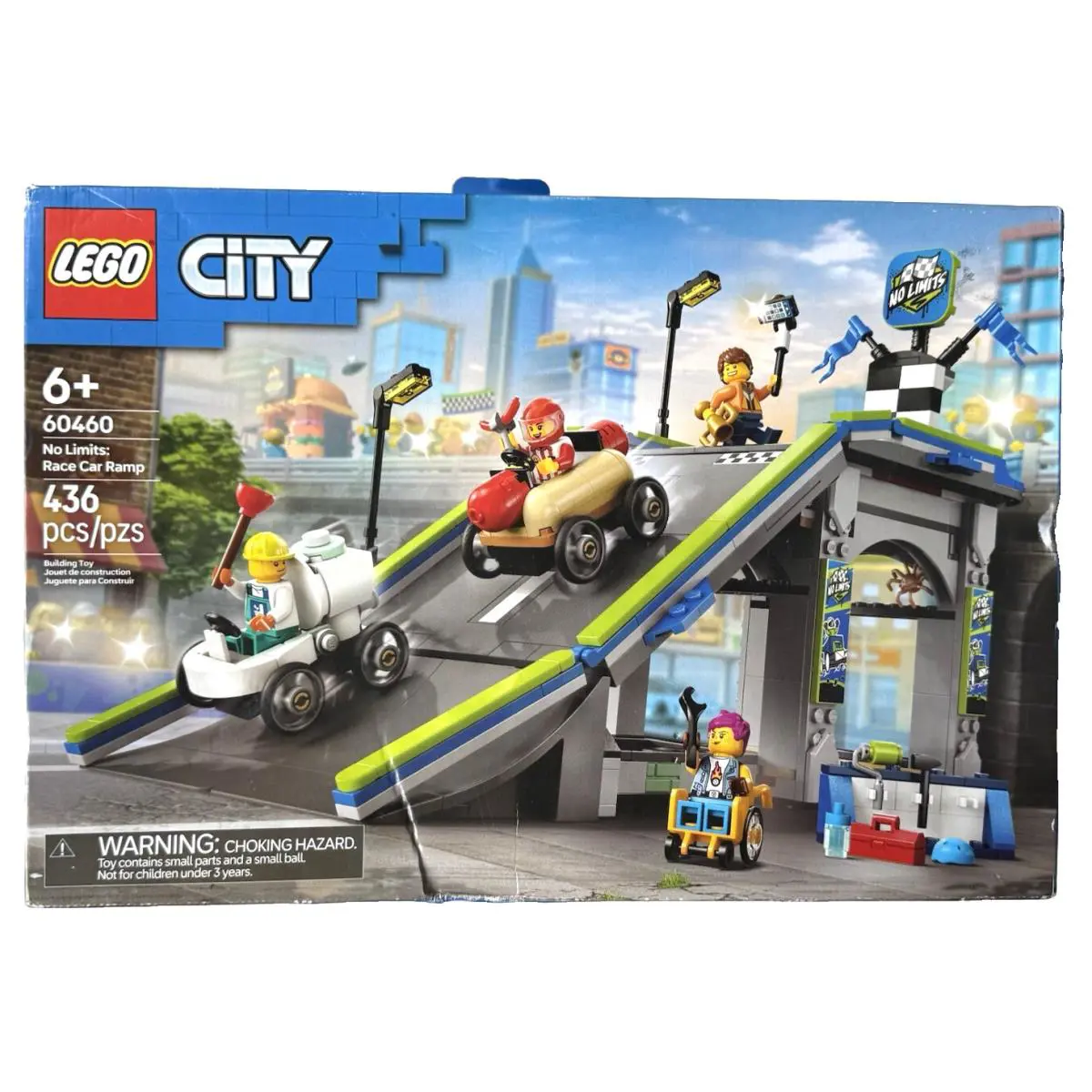 Lego City 60460 No Limits Race Car Ramp 436pc Set