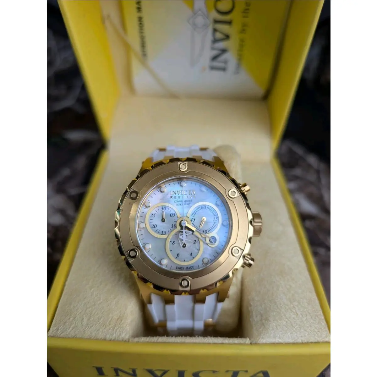 Invicta Reserve Skeleton Boy Chronograph Watch 0525