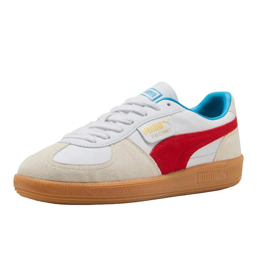 Puma shoes - PUMA Palermo Leather Lace Up - 39646421 - White 0
