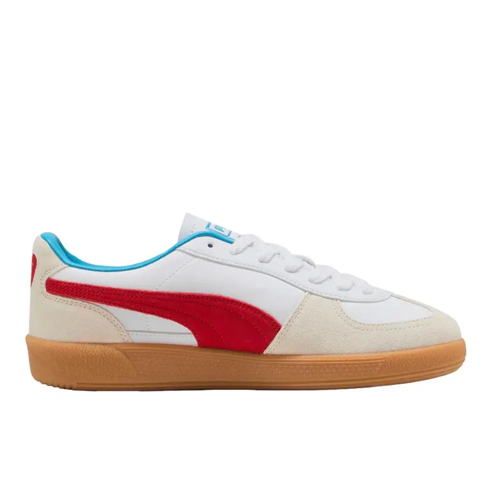 Puma shoes - PUMA Palermo Leather Lace Up - 39646421 - White 1