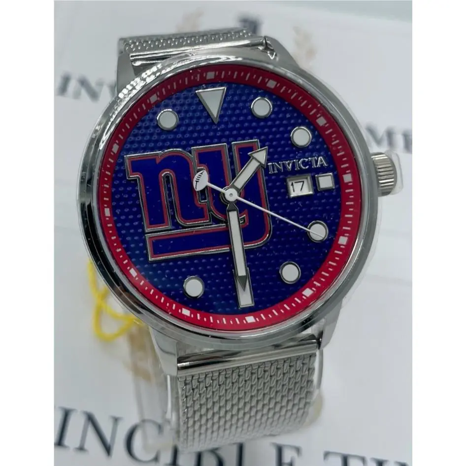 Invicta Nfl York Giants Men`s Watch - 44mm Steel 47974